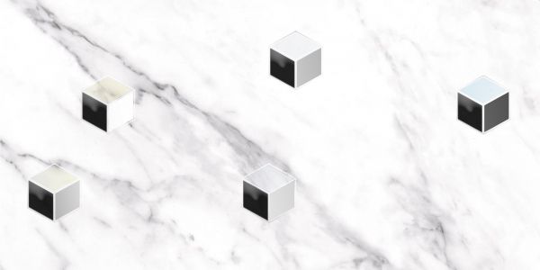 Керамическая плитка Элеганс Black diamond 12Декор 300*600 (1*8) VINCHI  для ванной комнаты