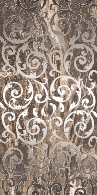 Керамическая плитка Элегия Декор 3 300*600 темный платина сортовой (1*5) ВКЗ (Волгоград)  для ванной комнаты