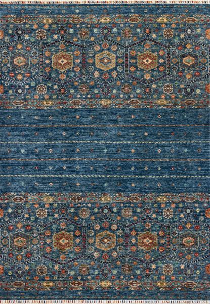 Пакистанский ковер из шерсти «SHAWL KANDI» GRAY-GRAY(168x234) 168 x 234 см
