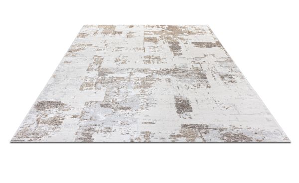 Турецкий ковер из полиэстера и полипропилена «PASTORAL» 32725A-CRE-CRE 80 x 150 см