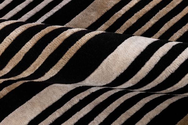 Индийский ковер из шерсти и эвкалиптового шёлка «VELVET MIRAGE» FOLDS SHADING 170 x 240 см