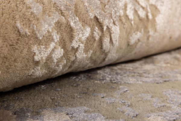 Индийский ковер из арт-шёлка и шерсти «SAN FRANCISCO» GOLD-LINES-1-BLACK 167 x 235 см Индийский ковер из арт-шёлка и шерсти «SAN FRANCISCO» GOLD-LINES-1-BLACK 167 x 235 см