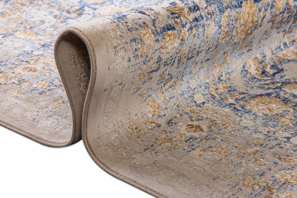 Иранский ковер из вискозы и акрила «Enzo Collection» 1200-Ocean Blue Vintage 200 x 300 см