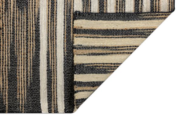Индийский ковер из джута «JUTE» 1564-N.BLK-WHITE 135 x 200 см Индийский ковер из джута «JUTE» 1564-N.BLK-WHITE 135 x 200 см