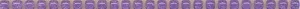 Бордюр настенный Бисер 6x200 фиолетовый POD013