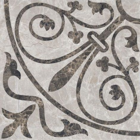 Керамическая плитка Эллада 7П тип 1 керамогранит 400*400 (0,16*11=1,76*48) Керамин  для ванной комнаты