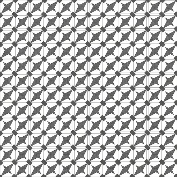 Эллен Декор керамогранитный 300*300 черно-белый (0,09*15=1,35*48) Ласселсбергер 6032-0422-1001