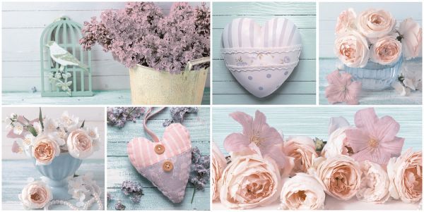 Love 2 Декор 250*500 бирюзовый (1*8) VINCHI