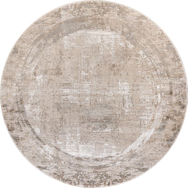 Турецкий ковер из эвкалиптового шёлка и акрила «ASPENDOS» M175G-BGE(Round) 300 x 300 см
