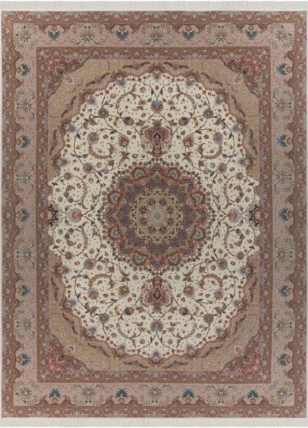 Иранский ковёр из шерсти и шёлка «TABRIZ IR» 12-132-IR