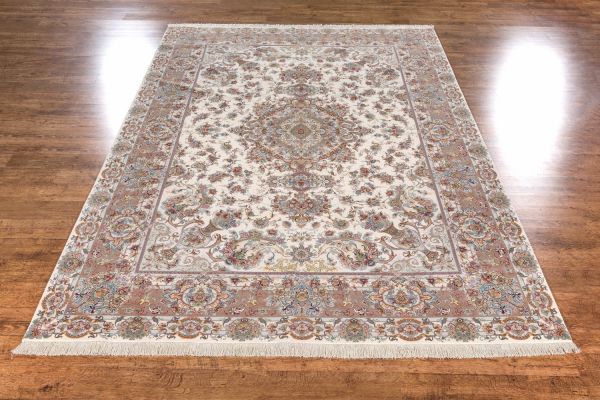 Иранский ковер из шерсти и шёлка «TABRIZ 40» 15-72A-KHATIBI 250 x 350 см