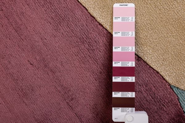 Индийский ковер из шерсти, шёлка и эвкалиптового шёлка «TECTONIC» D1-C5 175 x 248 см