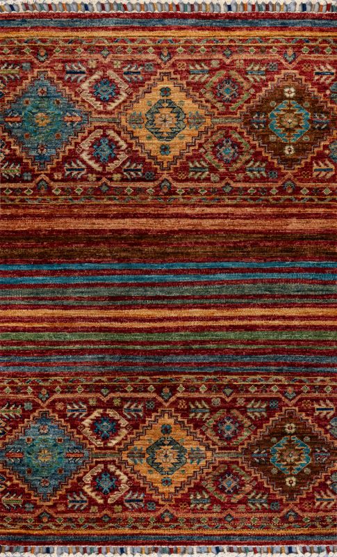 Пакистанский ковер из шерсти «SHAWL KANDI» MULTY-MULTY(81x124) 81 x 124 см Пакистанский ковер из шерсти «SHAWL KANDI» MULTY-MULTY(81x124) 81 x 124 см