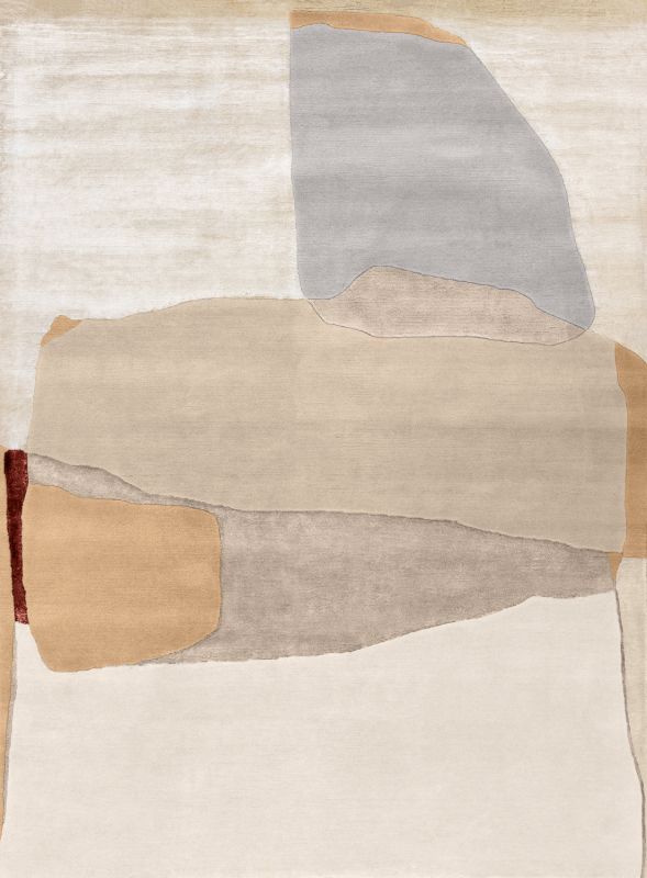 Индийский ковер из шерсти, шёлка и эвкалиптового шёлка «TECTONIC» D1-C1 171 x 240 см Индийский ковер из шерсти, шёлка и эвкалиптового шёлка «TECTONIC» D1-C1 171 x 240 см