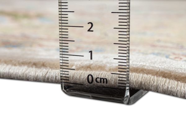 Турецкий ковер из шёлка и модала «QUM-L» 2063F-CRE-YEL 160 x 230 см