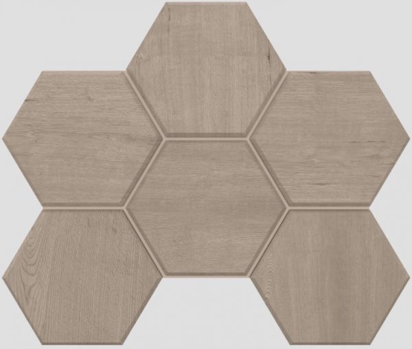Мозаика Classic Wood / Классическое Дерево 250x285 Hexagon неполированная CW01