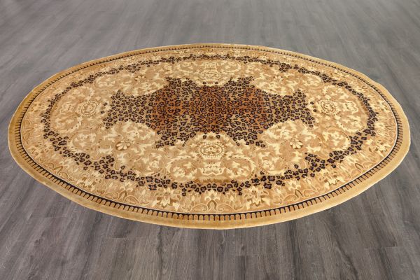 Китайский ковер из шёлка «SHANGHAI SILK (OVAL)» GS2355-K2212(Oval) 70 x 140 см