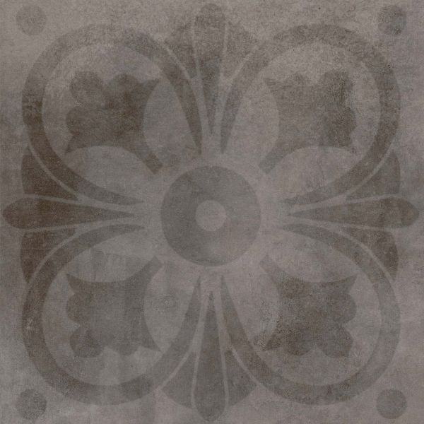 Керамогранит Madrid Керамогранит Декор-1 600*600 серая (0,36*4=1,44*32)  1сорт ВКЗ УТ-00014432