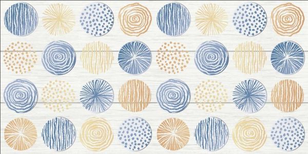 Океан 2 (круги) Декор 250*500  (1*7) VINCHI