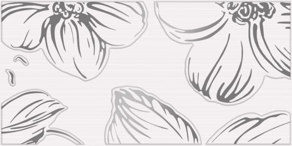 Этюд Декор 250*500 серебро микс в коробке (1*6) VINCHI