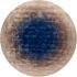 Индийский ковер из эвкалиптового шёлка «VELVET MIRAGE» DEGRADEE SAPPHIRE(Round) 250 x 250 см