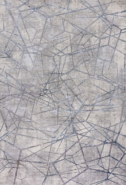 Турецкий ковер из полиэстера «TANGO» AI89A-LGRY 80 x 150 см Турецкий ковер из полиэстера «TANGO» AI89A-LGRY 80 x 150 см