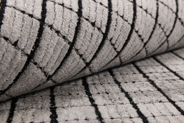 Индийский ковер из эвкалиптового шёлка, шерсти и хлопка «DOVE MODERN» SR09-GRY 200 x 290 см Индийский ковер из эвкалиптового шёлка, шерсти и хлопка «DOVE MODERN» SR09-GRY 200 x 290 см