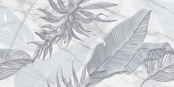 Керамическая плитка Marble "Виолан" Декор 300*600 (1*8) НКС  для ванной комнаты