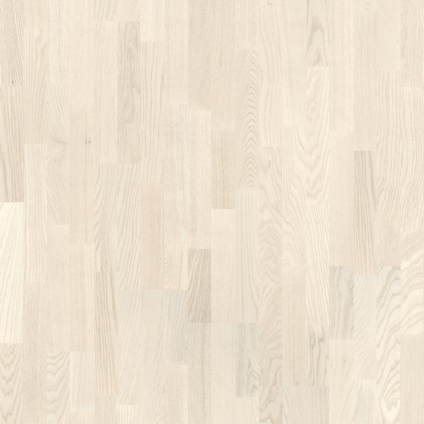 Паркетная доска TARKETT SALSA ART Ясень Вайт Перл / Ash White Pearl 550050030  3-полосная, брашированная, под полуматовым лаком, 2283х194х14мм