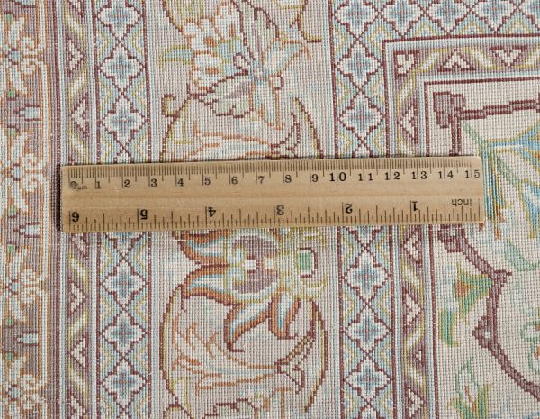 Иранский ковёр из шёлка «QUM MM IR» 14-233-IR AHMADI