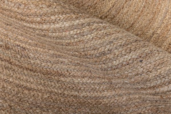 Индийский ковер из джута «JUTE» BEIGE(Round) 195 x 195 см