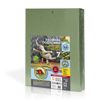 Хвойная подложка Steico 790×590×5,5мм/7м²