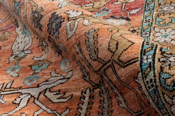 Индийский ковёр из шерсти и хлопка «SOMEPLACE IN TIME» EA3006-LCOR-SBLU
