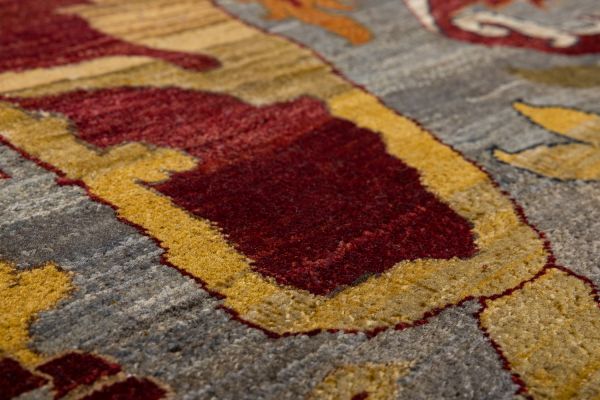 Индийский ковер из шерсти «ZIEGLER VINTAGE» AC228-GREY(364x408) 364 x 408 см