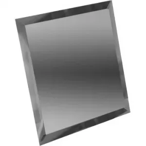 Плитка зеркальная потолочная Квадрат 595x595 графит (с фацетом 20 мм)
