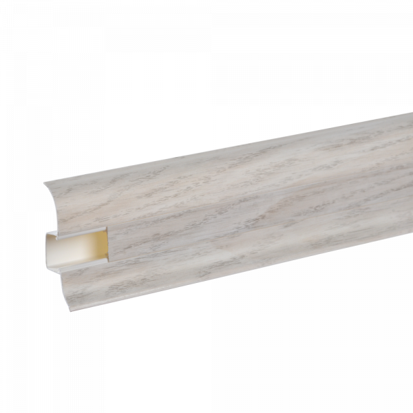Плинтус ПВХ ABERHOF 60 58х23х2200мм 5809 Дуб Скальный