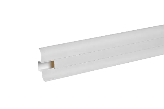 Плинтус ПВХ ABERHOF 60 58х23х2200мм 5810 Белый