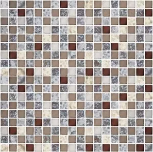 Мозаика Terrazzo Mocca 300x300 коричневая