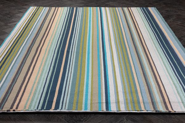 Китайский ковер из полиэстера «HARLEQUIN OUTDOOR» Spectro Stripes Marine Rust 442108 160 x 230 см