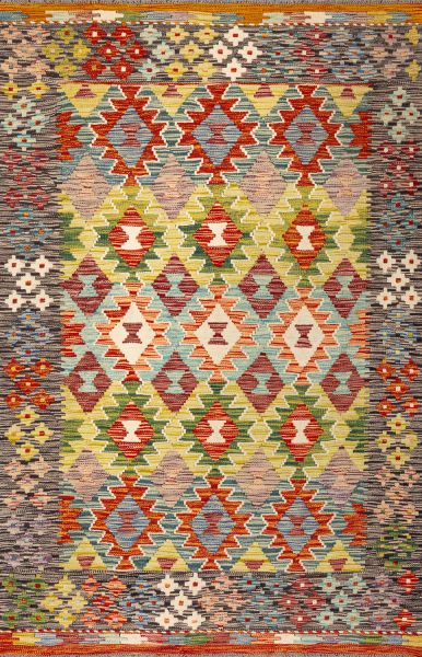 Пакистанский ковер из шерсти «KILIM» 23-2025 129 x 195 см