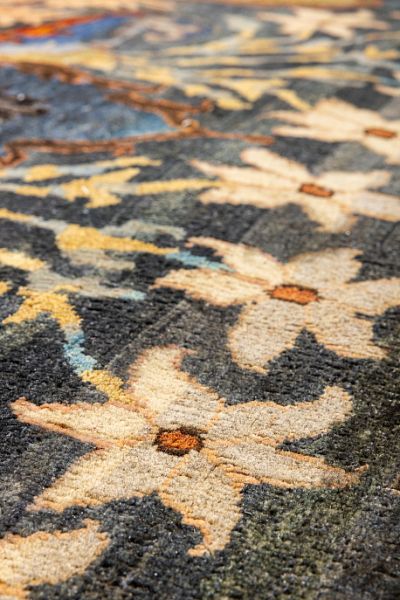 Индийский ковёр из шерсти «ZIEGLER VINTAGE» AC228-GREY-MIX(270x360)