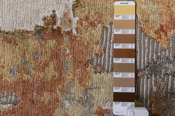 Индийский ковер из арт-шёлка и шерсти «STORM» LPF1364-MULTI 173 x 241 см