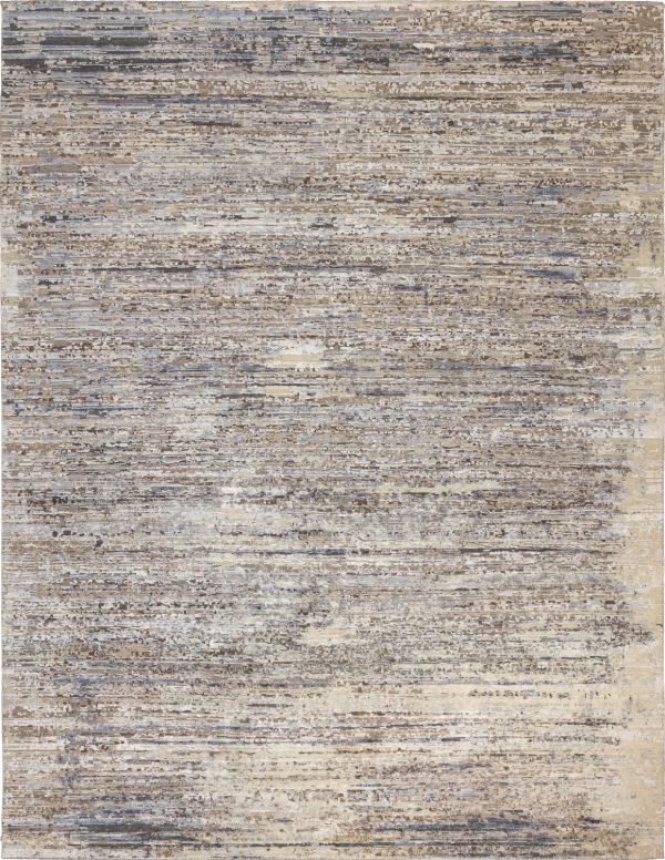 Индийский ковер из шерсти и шёлка «WEST HOLLYWOOD» BONBAC13-GREY-MULTY 278 x 361 см