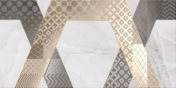 Керамическая плитка Палермо 1 Декор 250*500 люкс (1*8) ВКЗ (Волгоград)  для ванной комнаты
