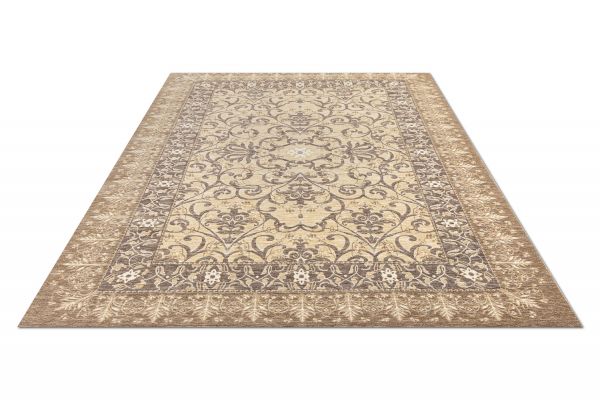 Бельгийский ковер из вискозы, акрила и хлопка «ELEGANT TAPESTRY» DIORA-BRN-7814 155 x 220 см