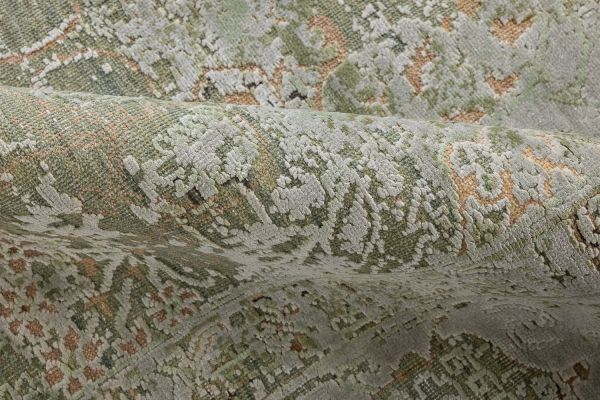 Индийский ковер из шёлка, шерсти и хлопка «WISTERIA» SLR13010-M.BLUE-M.BLUE 249 x 307 см Индийский ковер из шёлка, шерсти и хлопка «WISTERIA» SLR13010-M.BLUE-M.BLUE 249 x 307 см