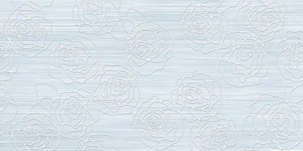 Джулия Декор 250*500 бирюзовый (1*8) VINCHI