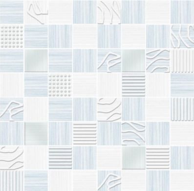 Мозаика Джулия мозаика 200*200 бирюзовая (1*5) VINCHI 2020-03