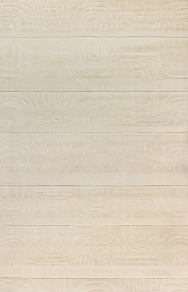 Индийский ковер из шерсти и арт-шёлка «KASHMIR» 2023198-IVORY 170 x 235 см