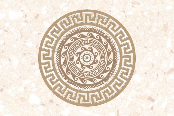 Керамическая плитка Пальмира Декор 2 200*300 (1*19) ВКЗ  для ванной комнаты